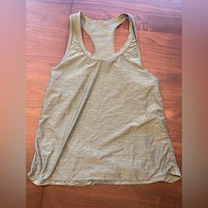 Athletic olive green tank top
